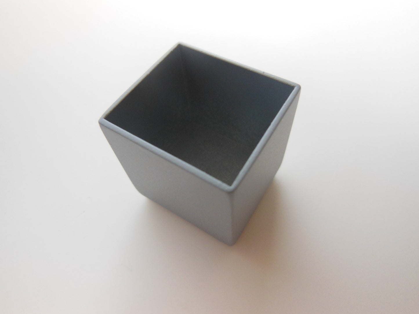 Gray Trash Can