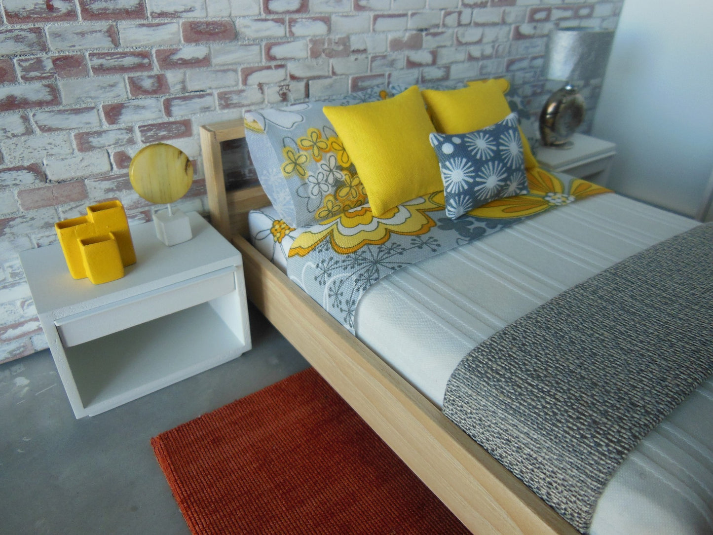 Yellow Trio Vases