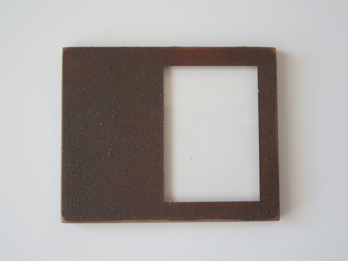 Picture Frame Blank - Offset Large Rust