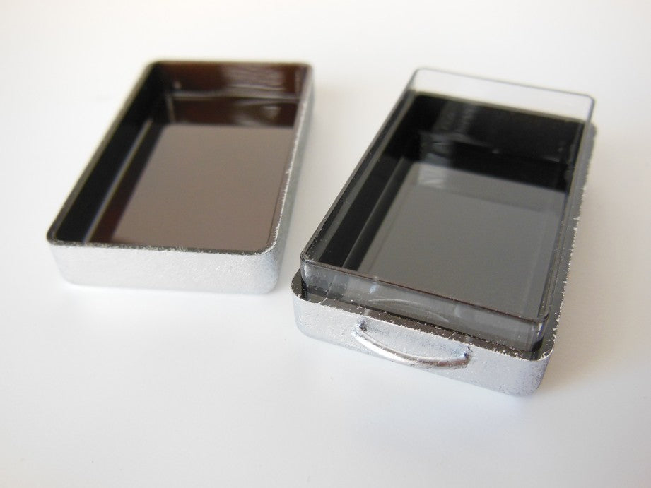 Rectangle Storage Box with Handle - Vintage Metal Finish