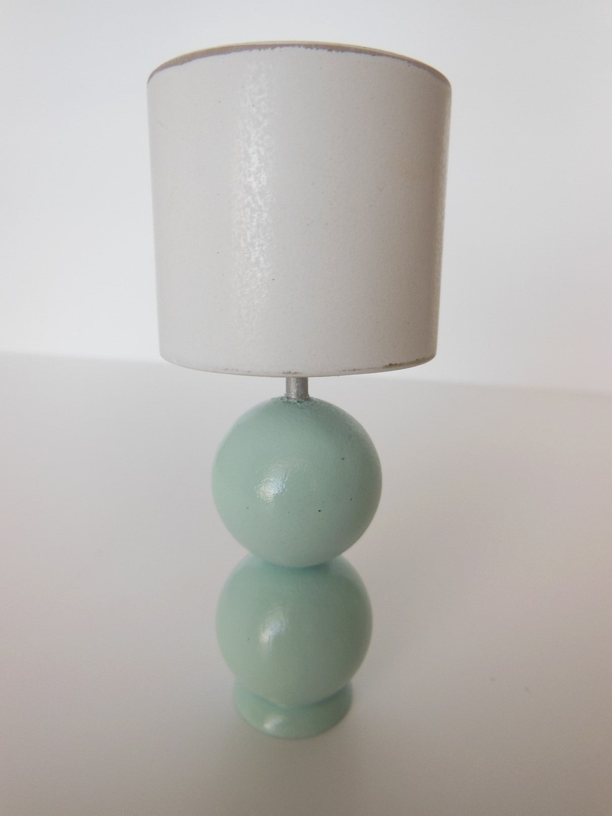 Chloe Blue Table Lamp with White Shade