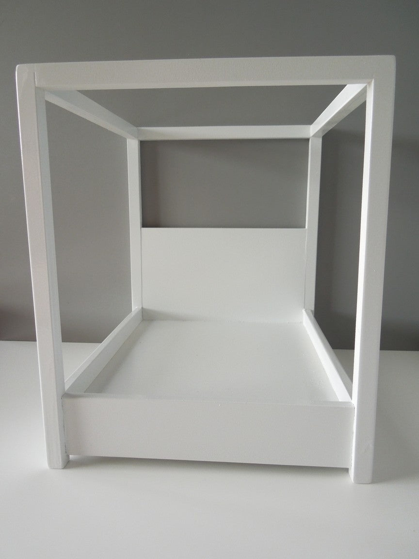 Devon Canopy Bed in White
