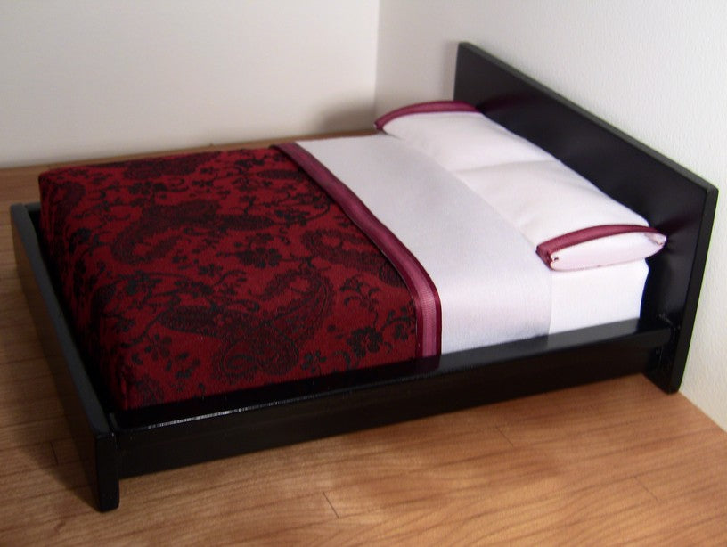 Black Platform Bed