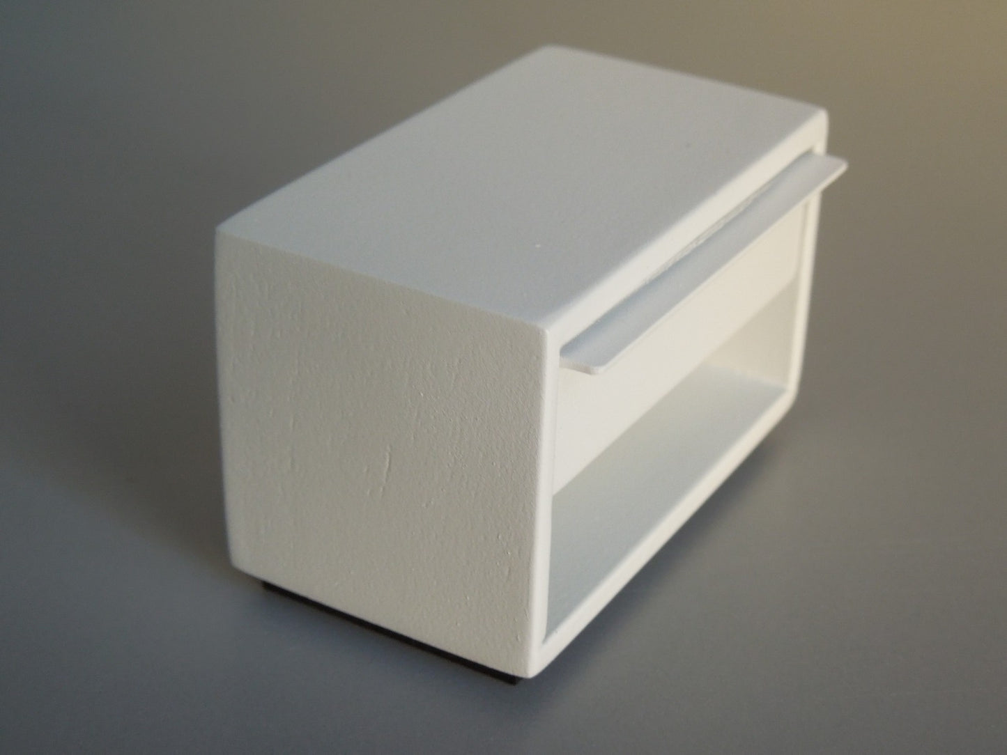Phillip Nightstand in White with White Drawer
