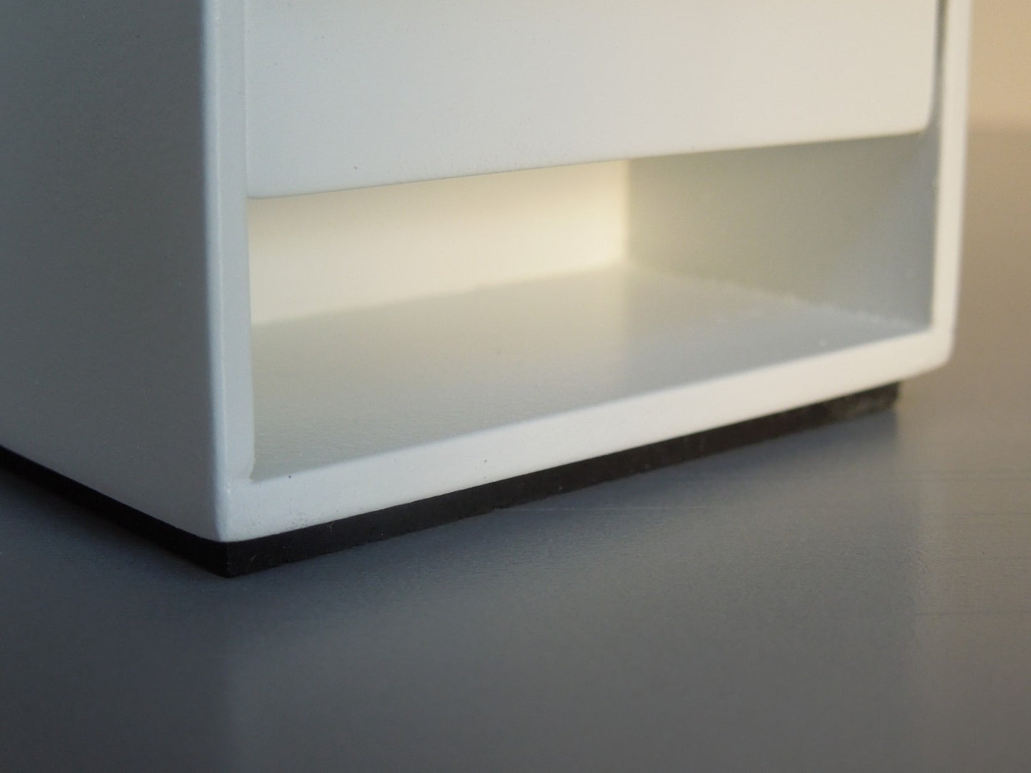 Phillip Nightstand in White with White Drawer