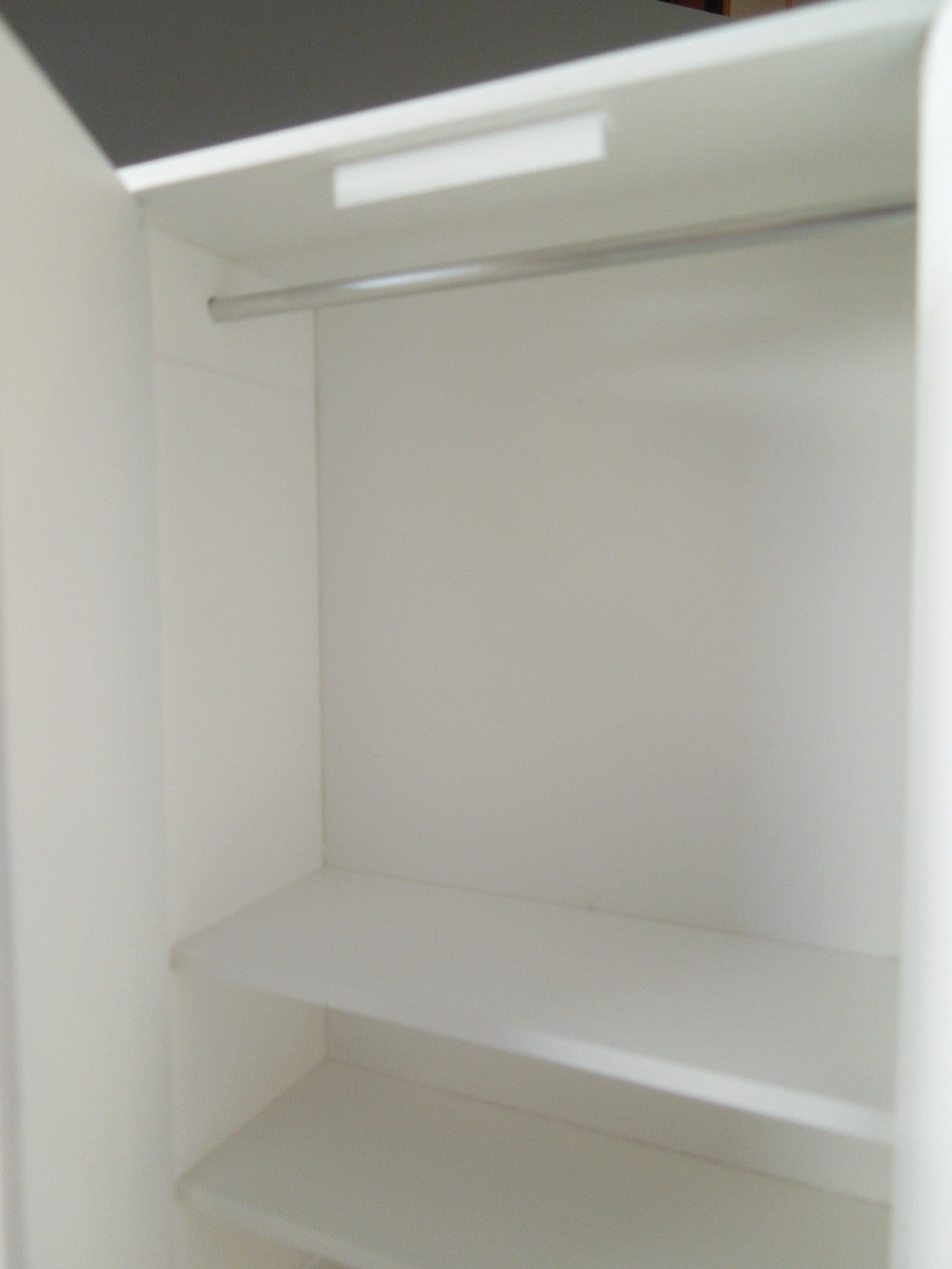 Dakota Wardrobe Unit with 2 Doors and Shelving in White