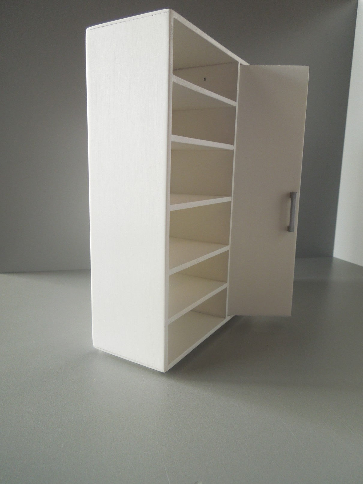 Dakota Wardrobe Unit with 2 Doors and Shelving in White