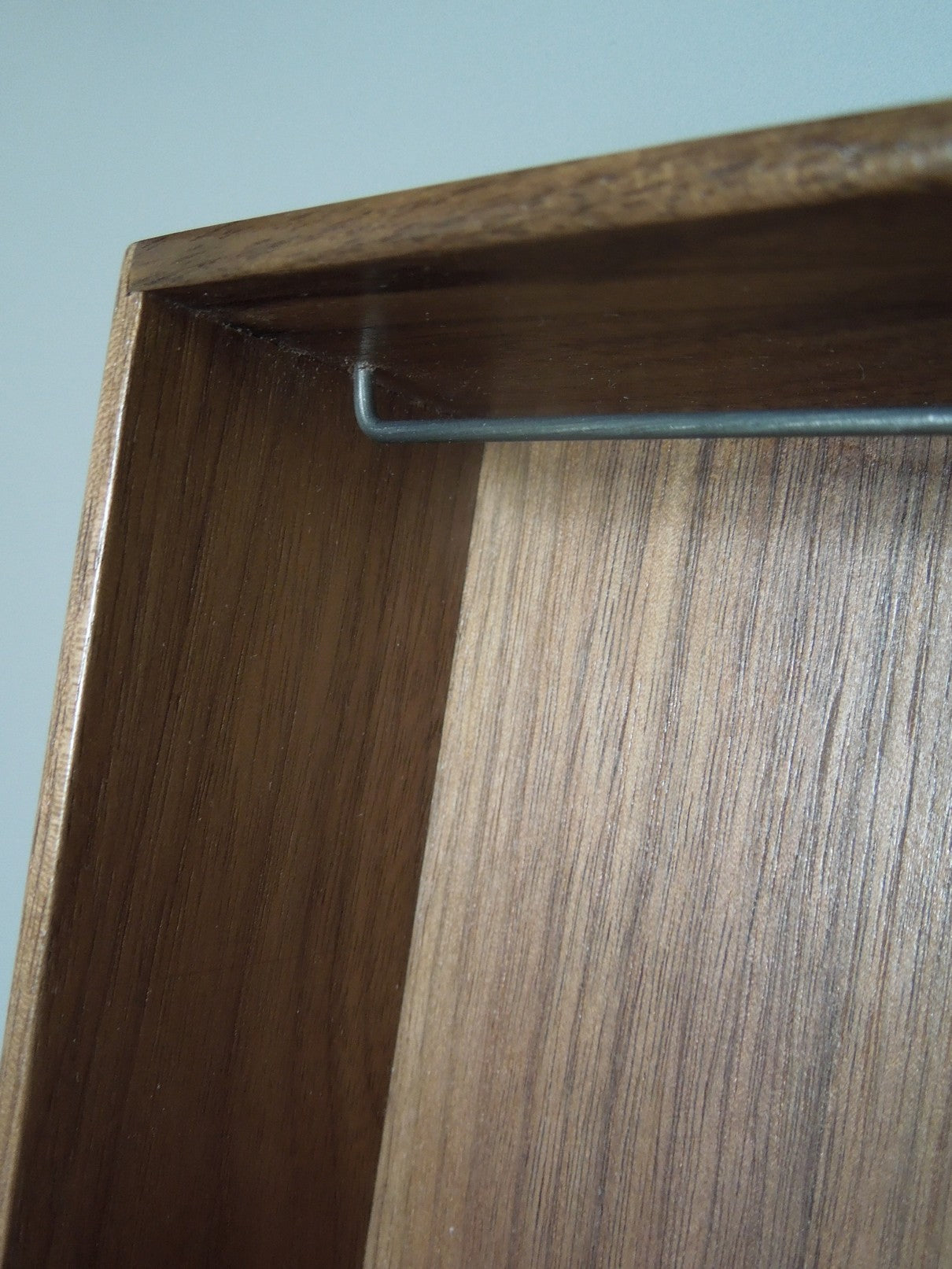 Paloma Walnut Open Wardrobe Unit with Drawers