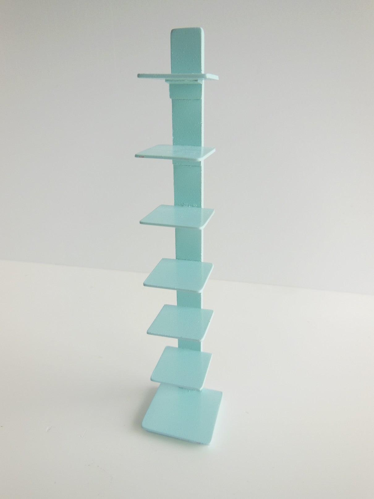 Tower Bookcase in Light Blue