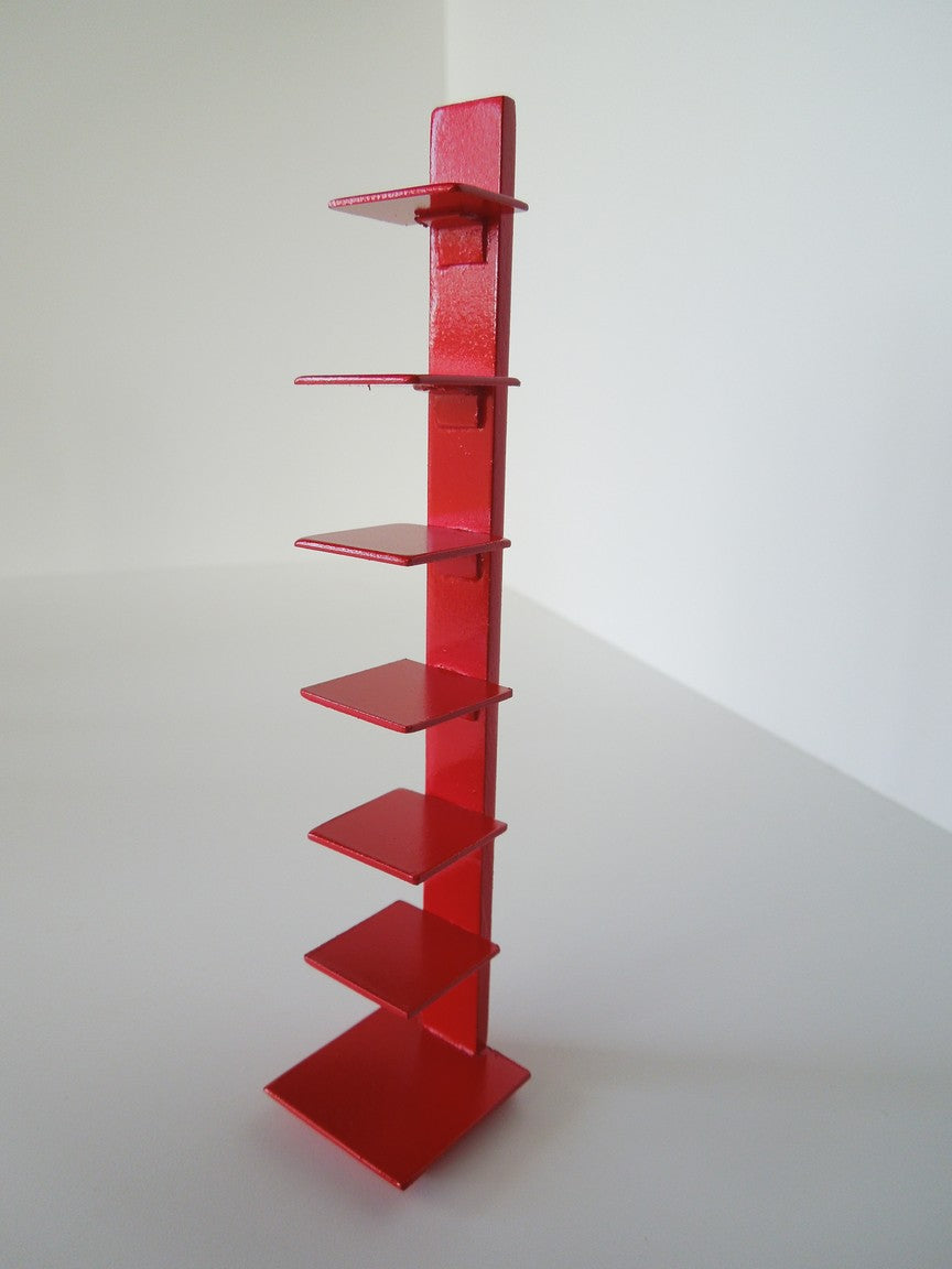 Tower Bookcase in Red