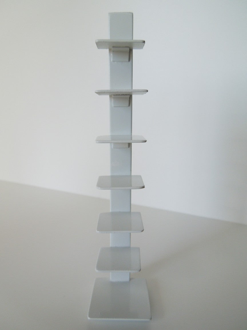 Tower Bookcase in White