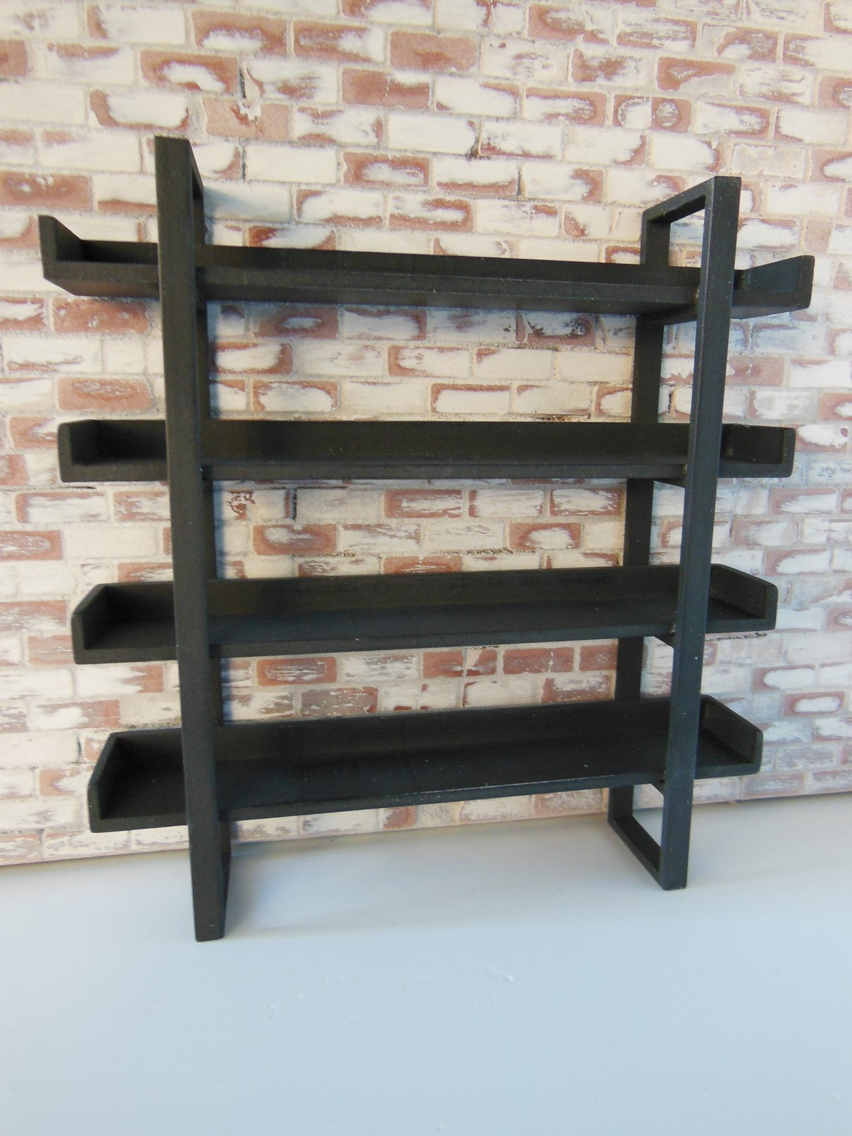 Studio 4 Tier Shelving Unit in Natural Steel