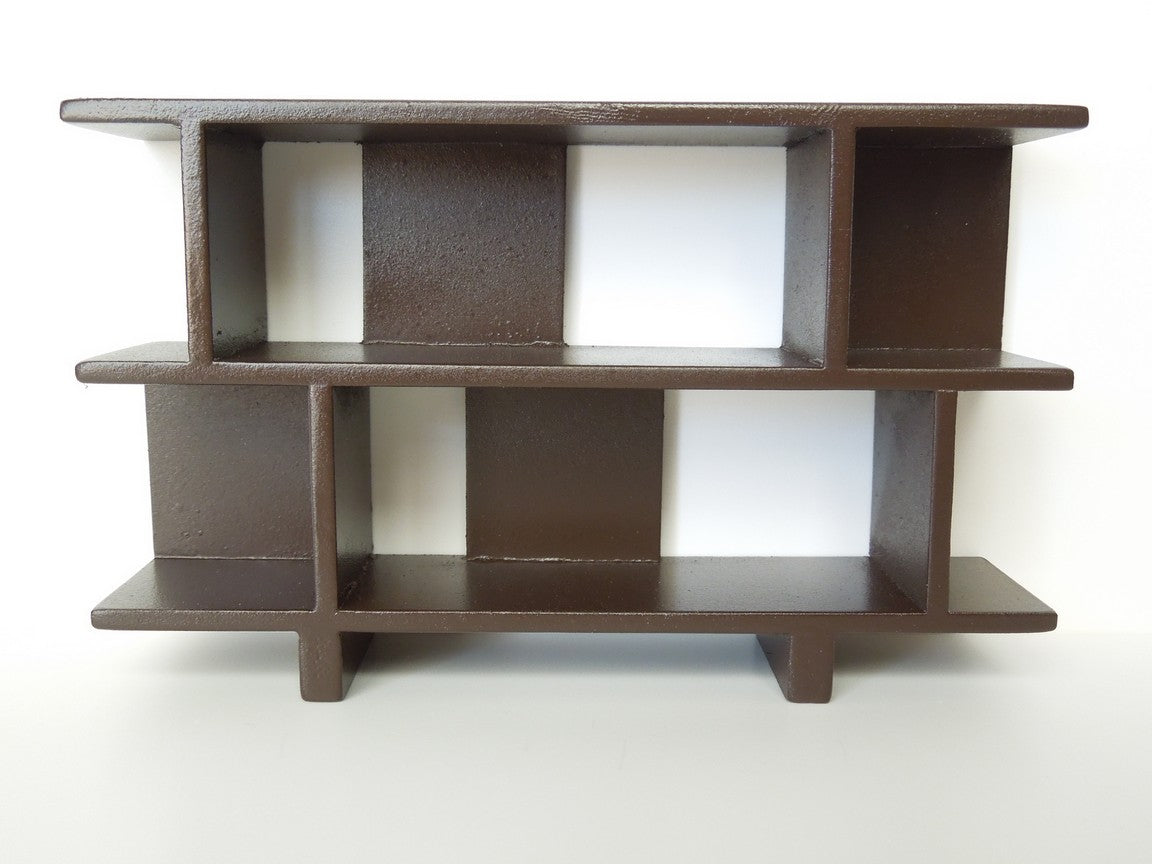 Vendi 2 Tier Bookcase in Espresso