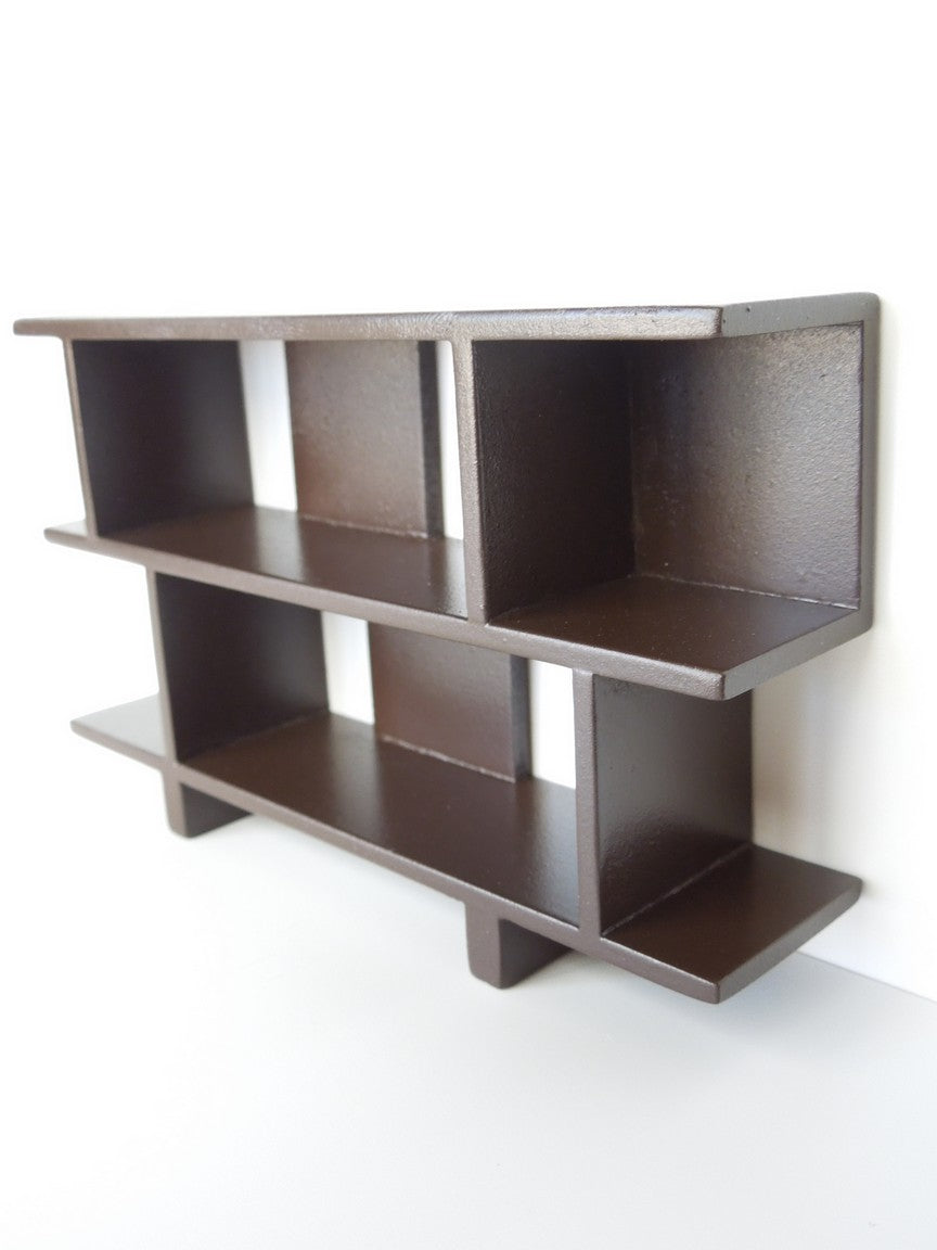 Vendi 2 Tier Bookcase in Espresso
