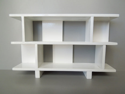 Vendi 2 Tier Bookcase in White