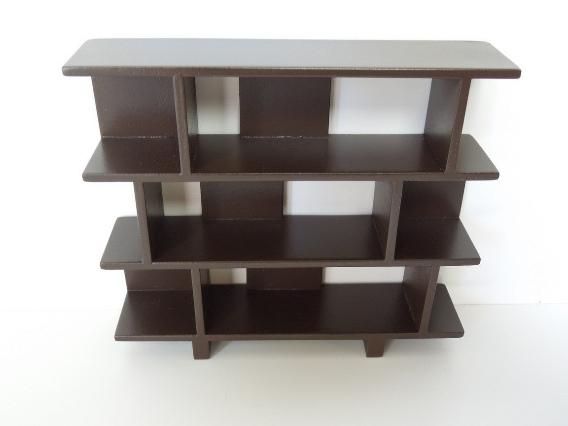 Vendi 3 Tier Bookcase in Espresso