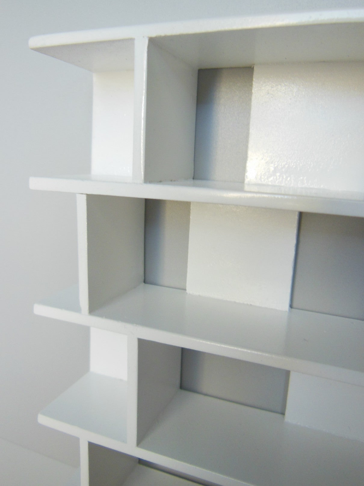 Vendi 4 Tier Bookcase in White