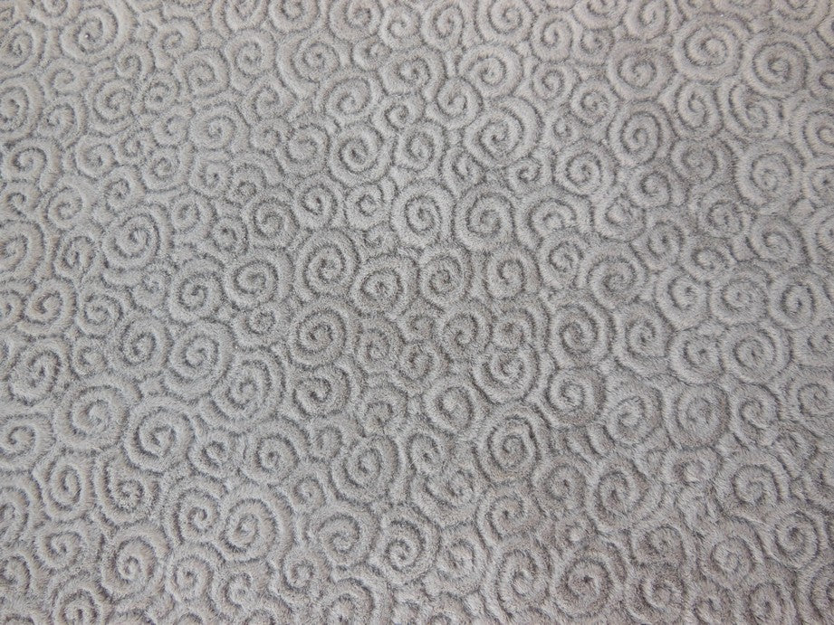 Gray Swirl Runner Rug