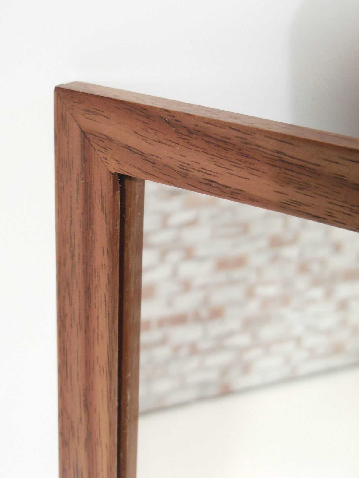 Walnut Framed Floor Mirror