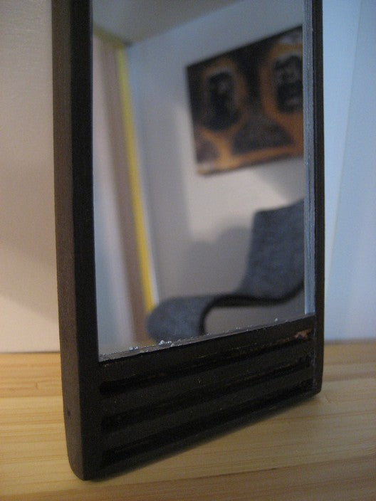 Ribbed Floor Mirror