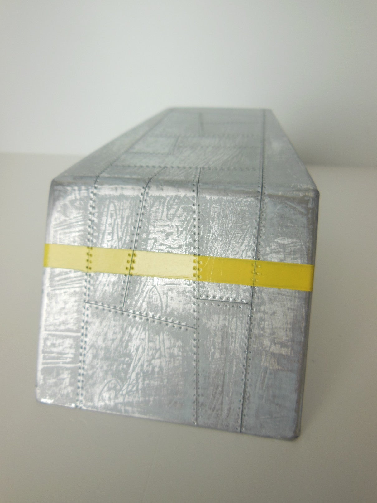 Aviator Desk with Yellow Stripe