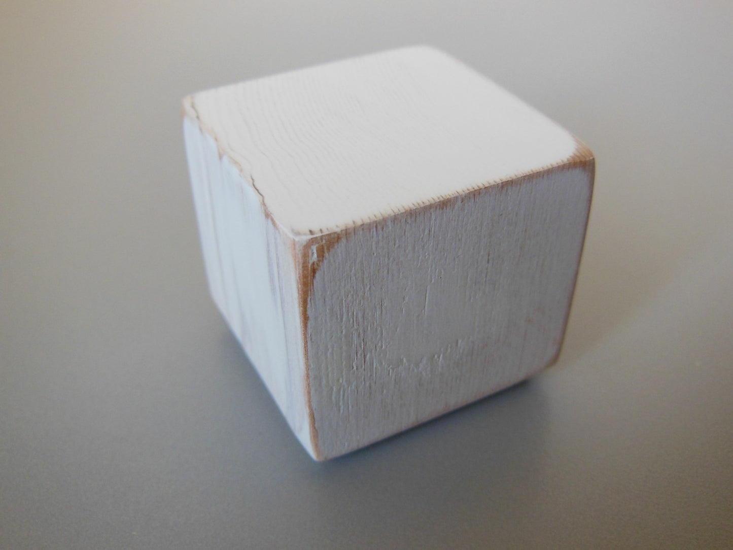 Distressed White Cube