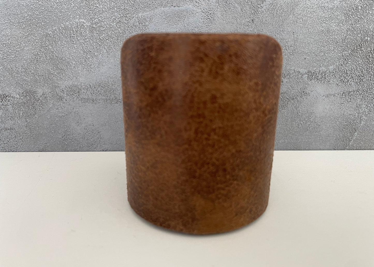 Barrel Chair in Vintage Brown