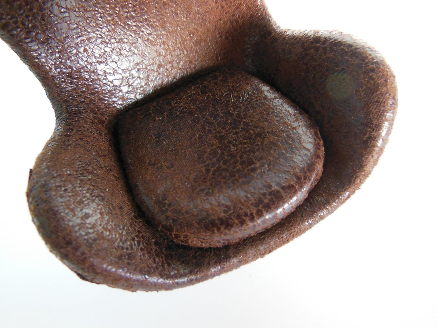 Egg Chair in Vintage Brown Fabric