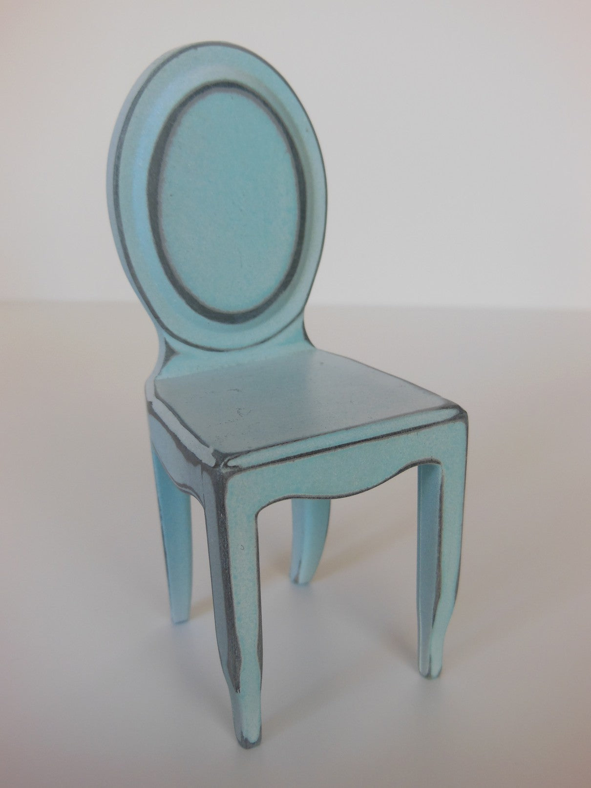 Ghost Dining Chair in Distressed Blue