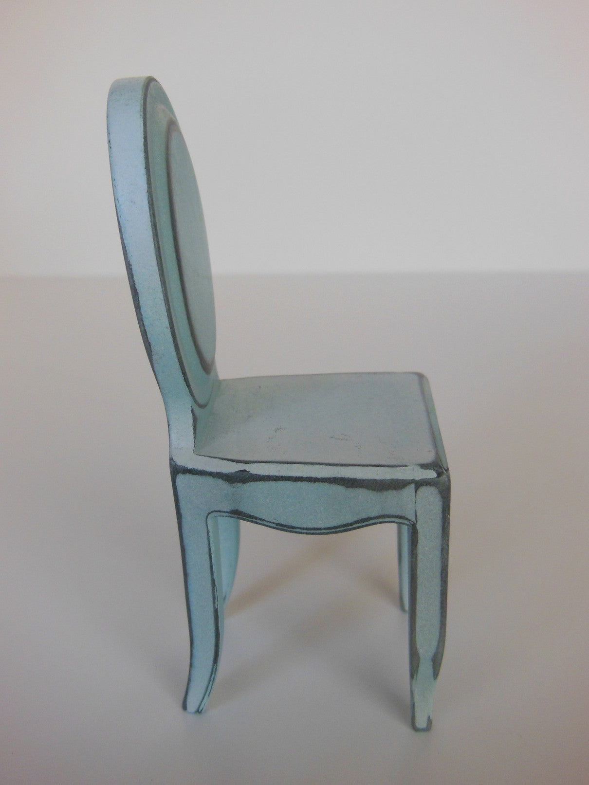 Ghost Dining Chair in Distressed Blue