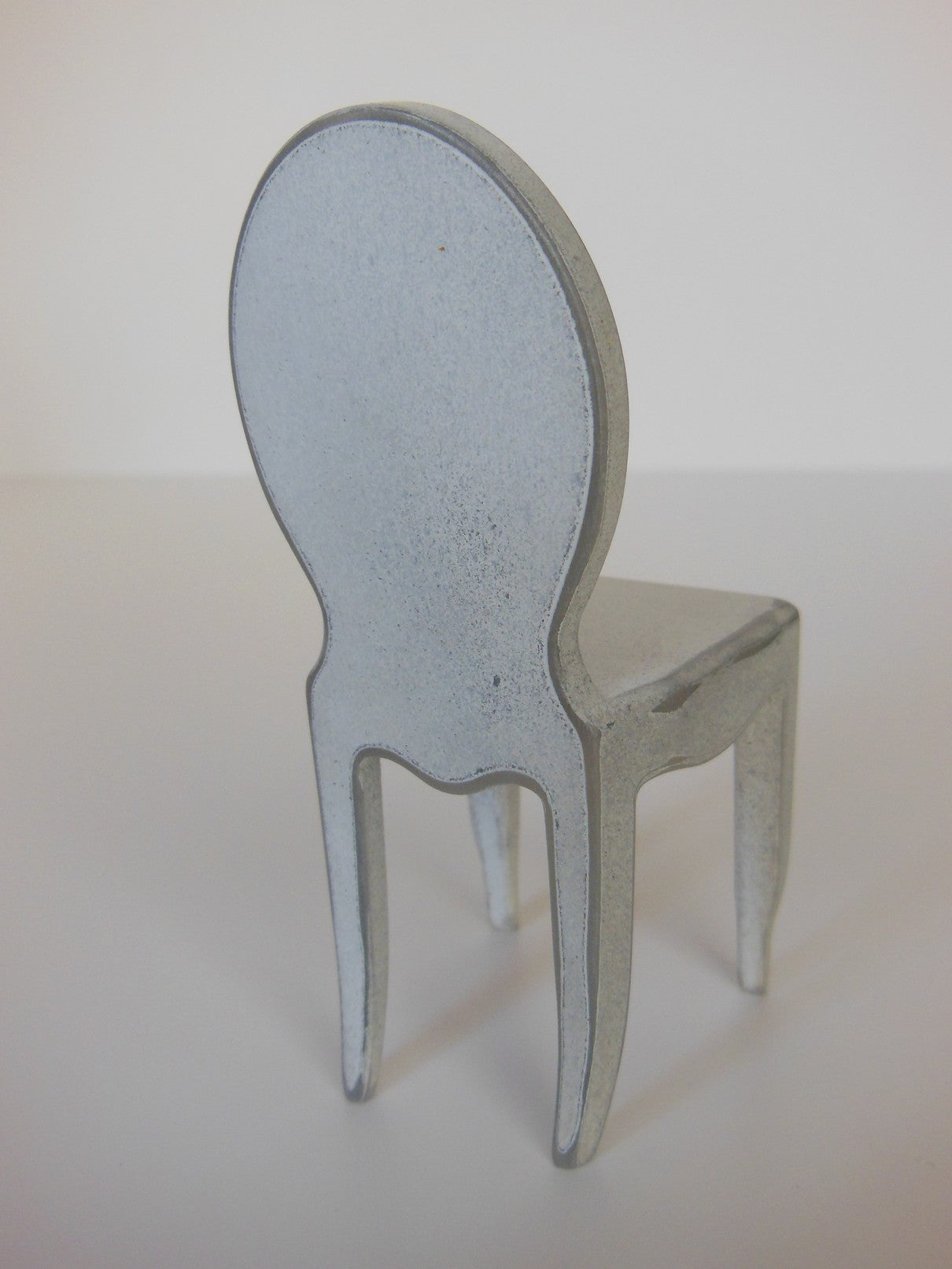 Ghost Dining Chair in Distressed White