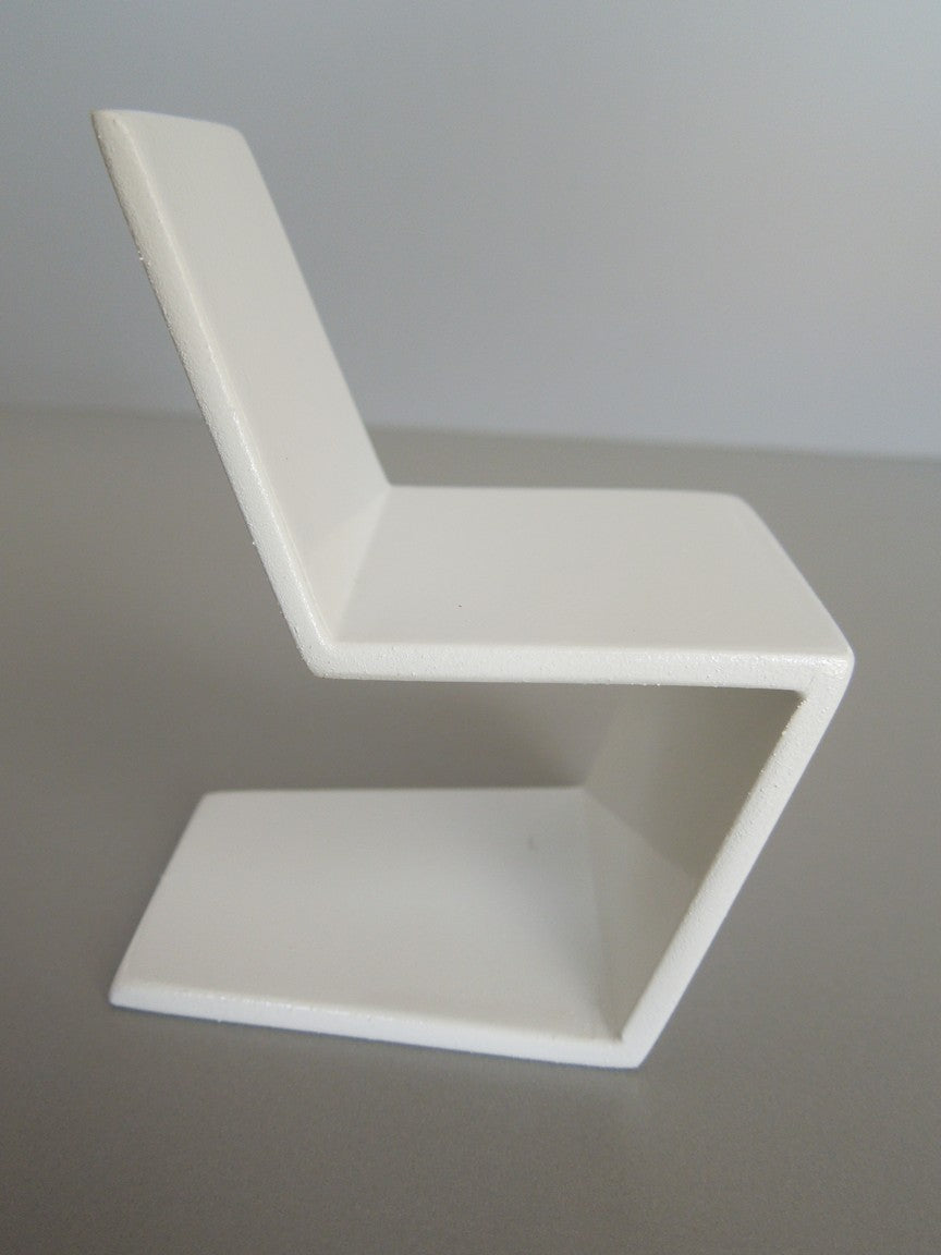Klein Chair in White Lacquer