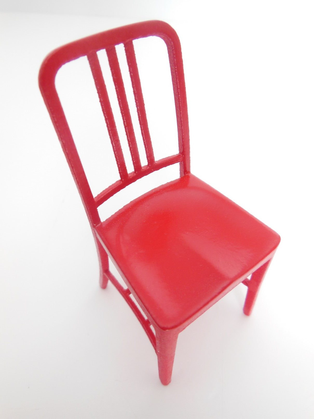 Navy Chair in Red