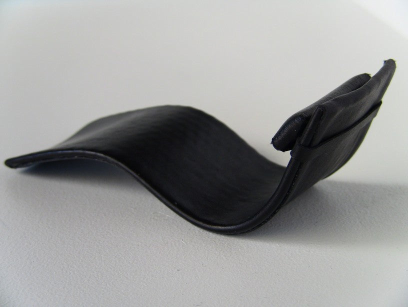 Black Leather Chaise