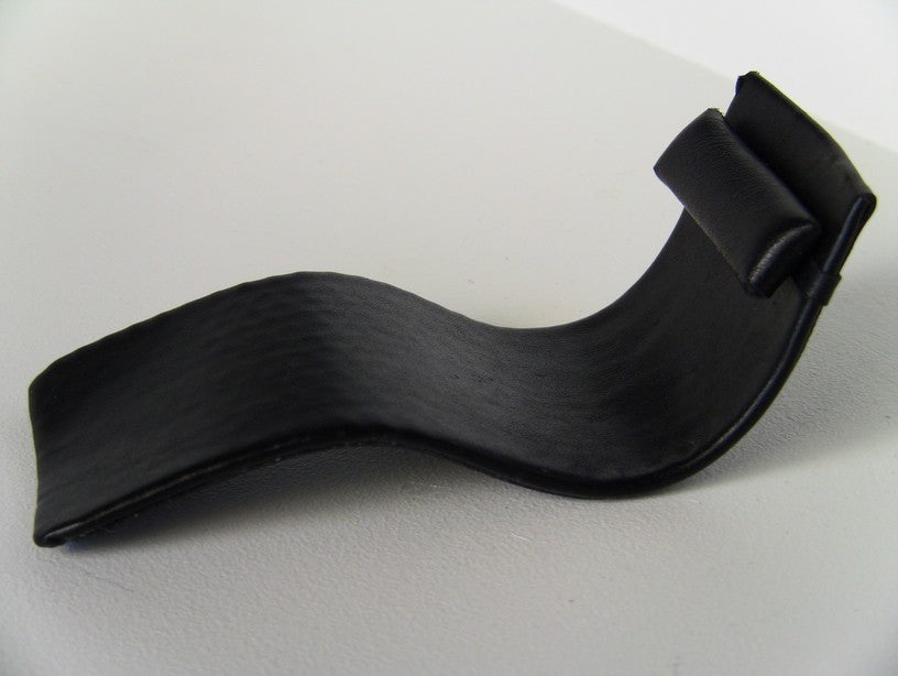 Black Leather Chaise