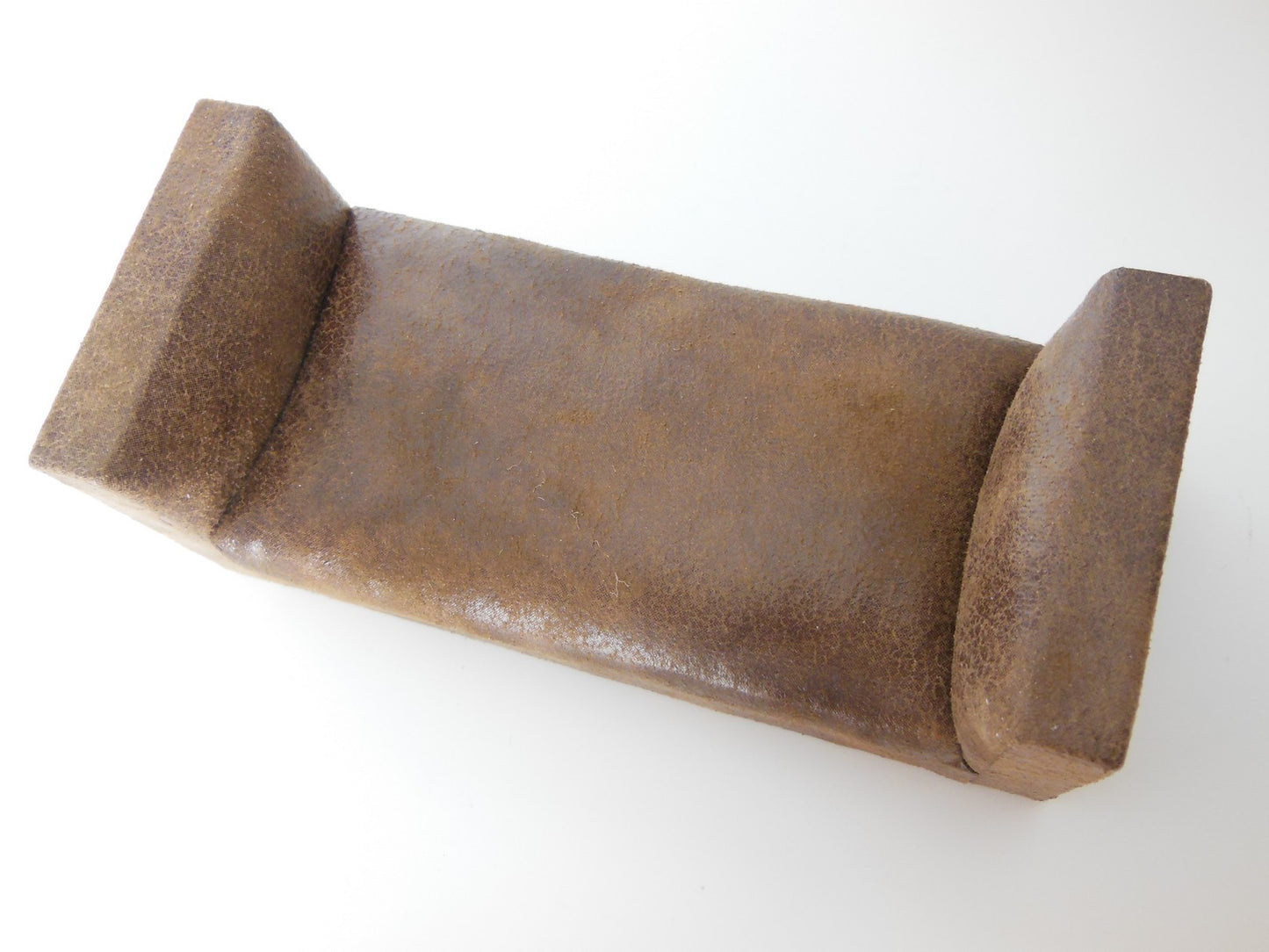Preston Two Arm Chaise in Vintage Brown
