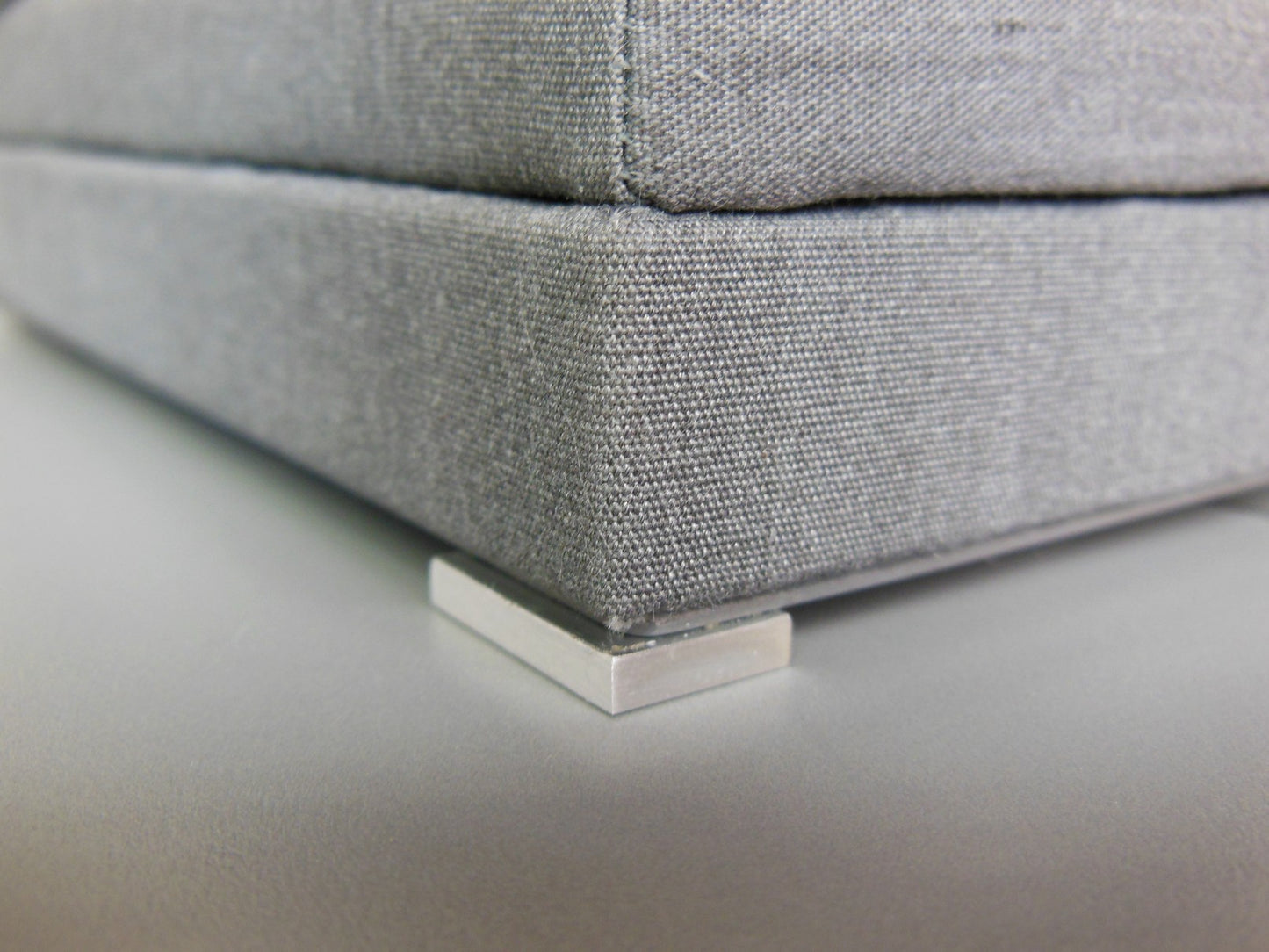 Preston One Arm Chaise in Gray