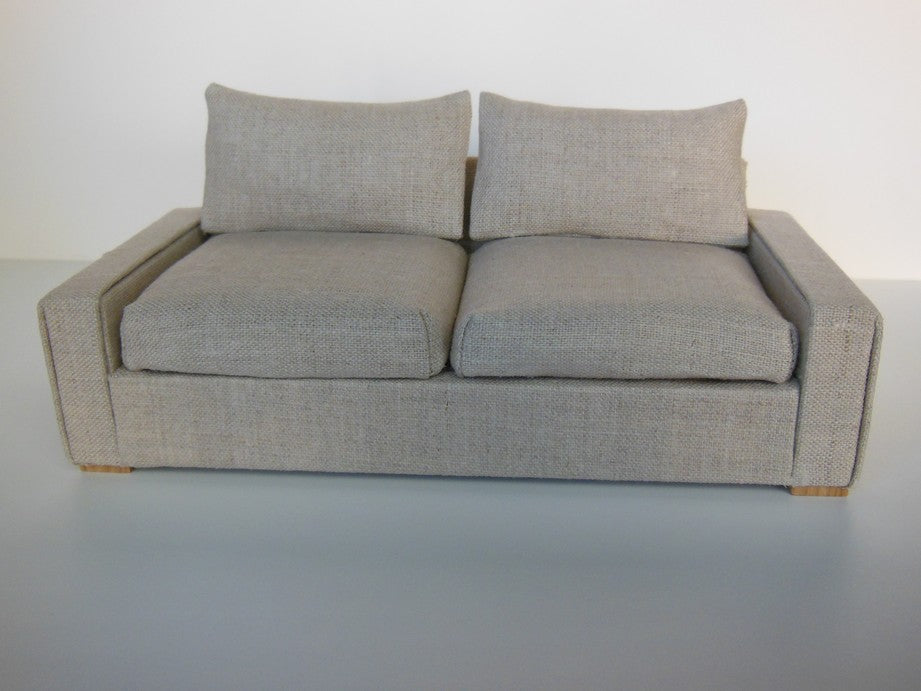 Davis Sofa in Linen Wheat