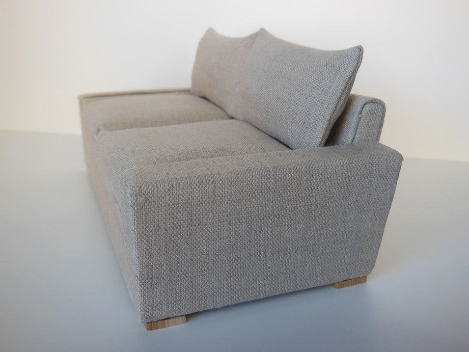 Davis Sofa in Linen Wheat
