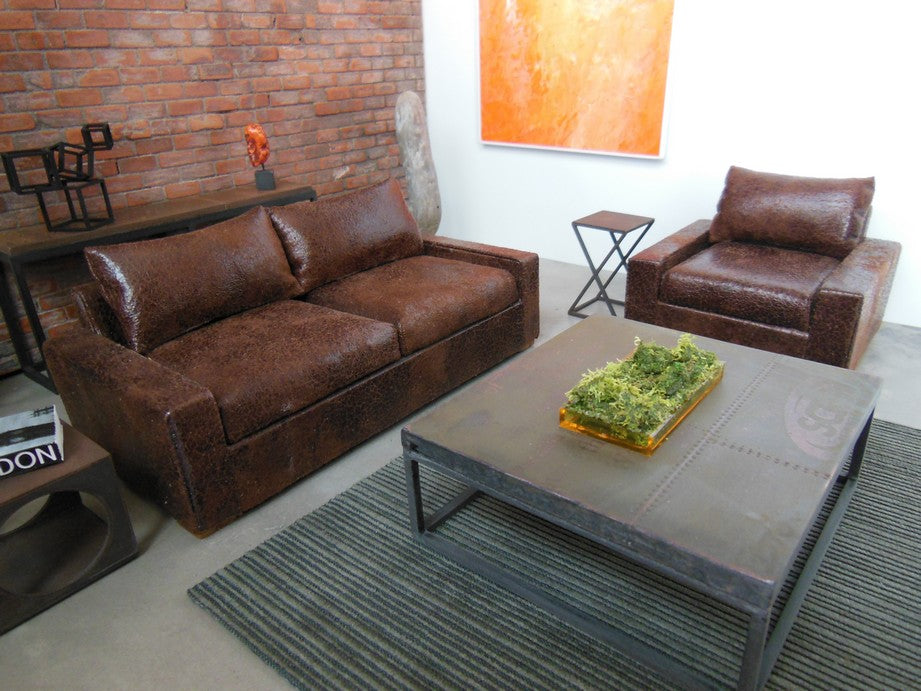 Davis Sofa in Vintage Brown