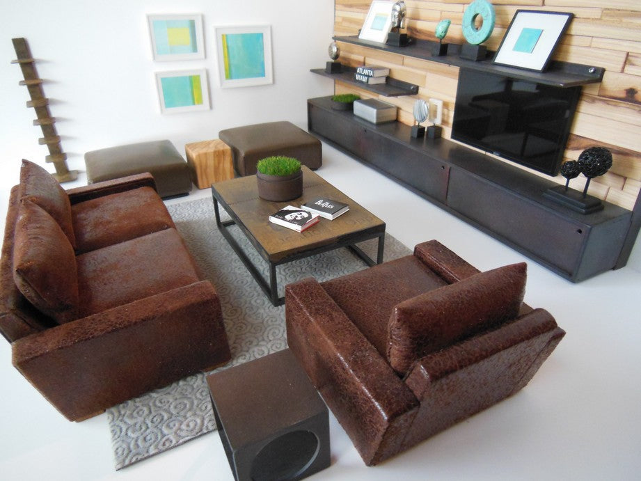 Davis Sofa in Vintage Brown