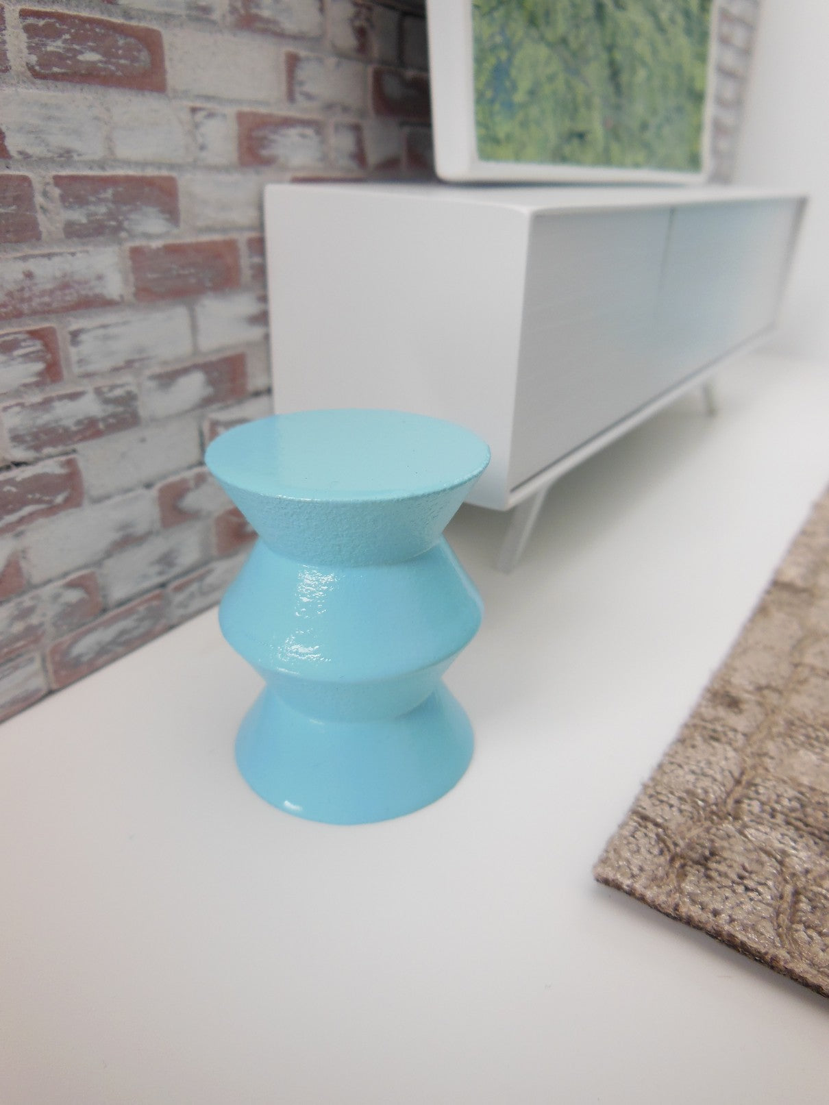 Nova Stool in Light Blue