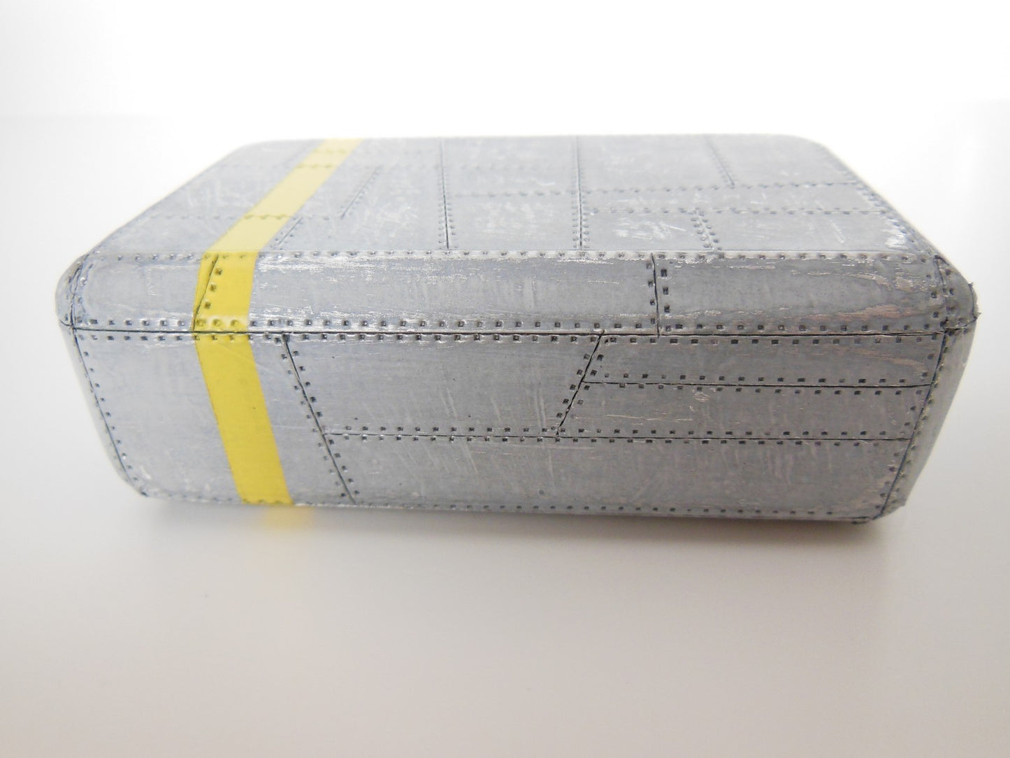 Aviator Coffee Table with Yellow Stripe