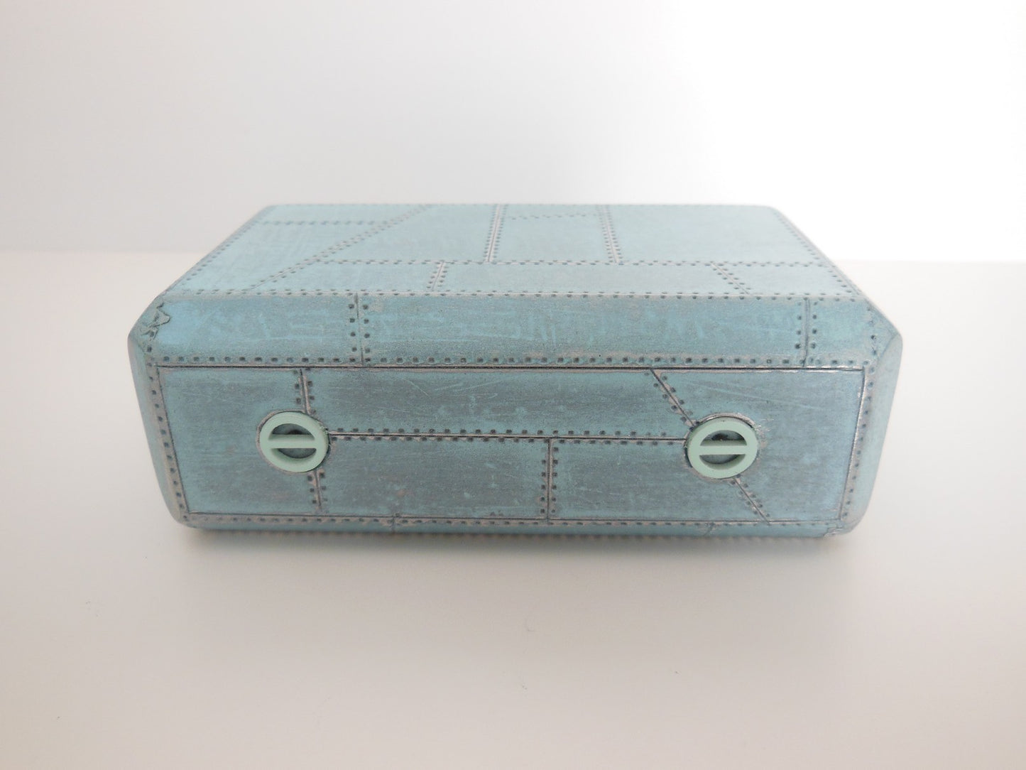 Aviator Coffee Table in Distressed Blue