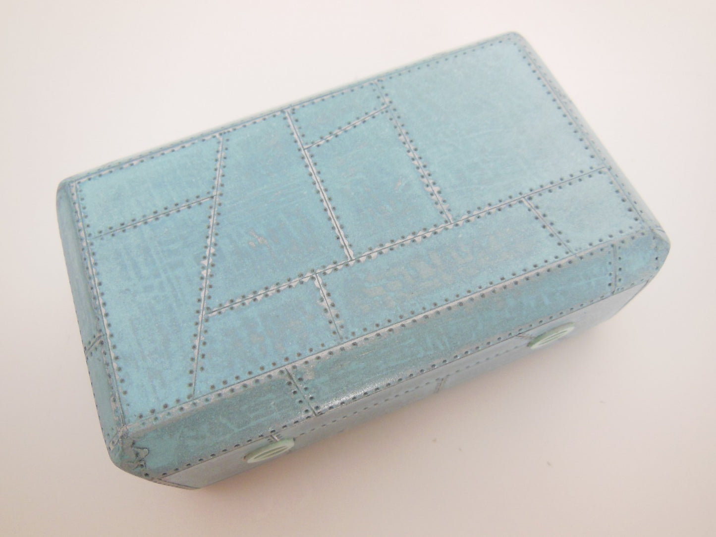 Aviator Coffee Table in Distressed Blue