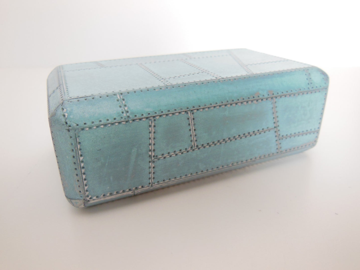 Aviator Coffee Table in Distressed Blue