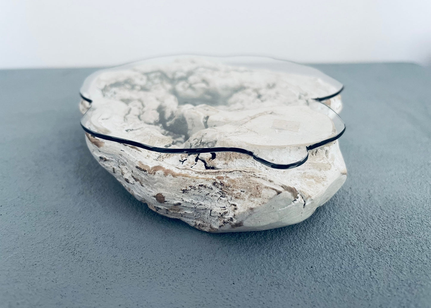 Castaway Round Driftwood Coffee Table