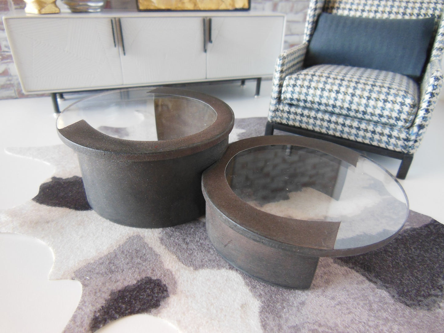 Chanel Coffee Table in Steel