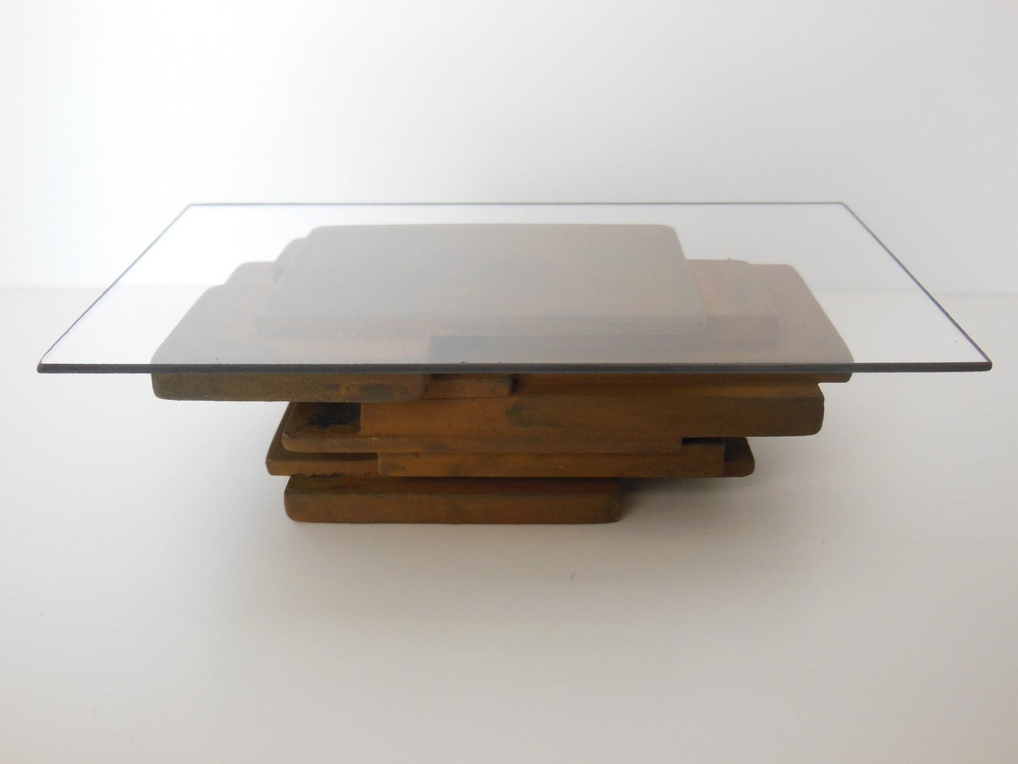 STAX Coffee Table in Rust