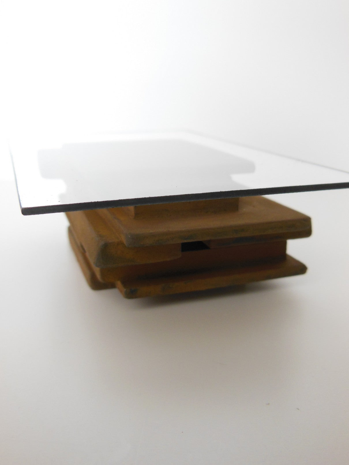 STAX Coffee Table in Rust